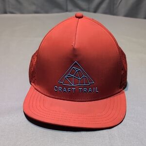 Craft Trail Red Men's Hat Trucker One Size